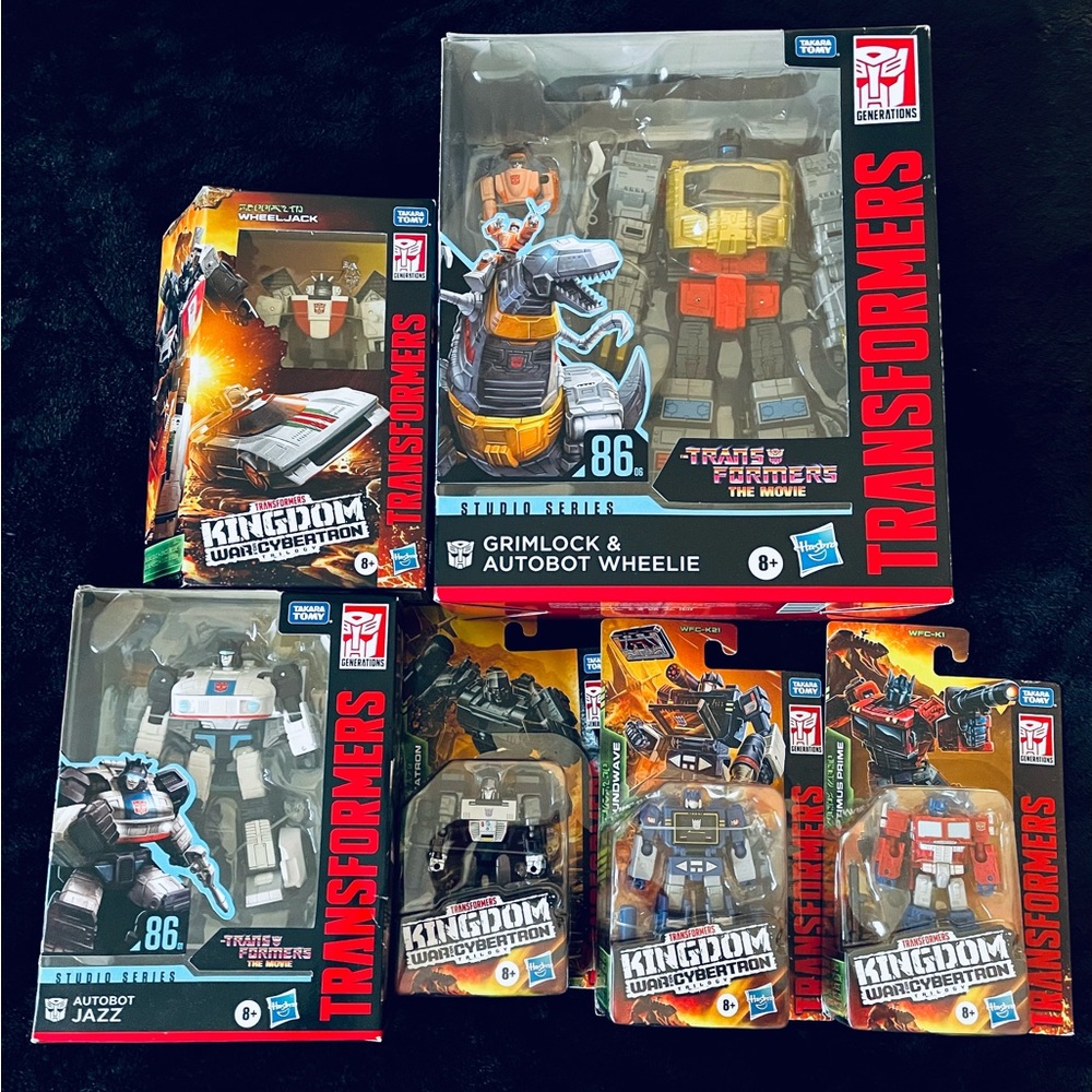 New 6 Transformer’s Collectors Anime Set Studio Edition Kingdom Figurine